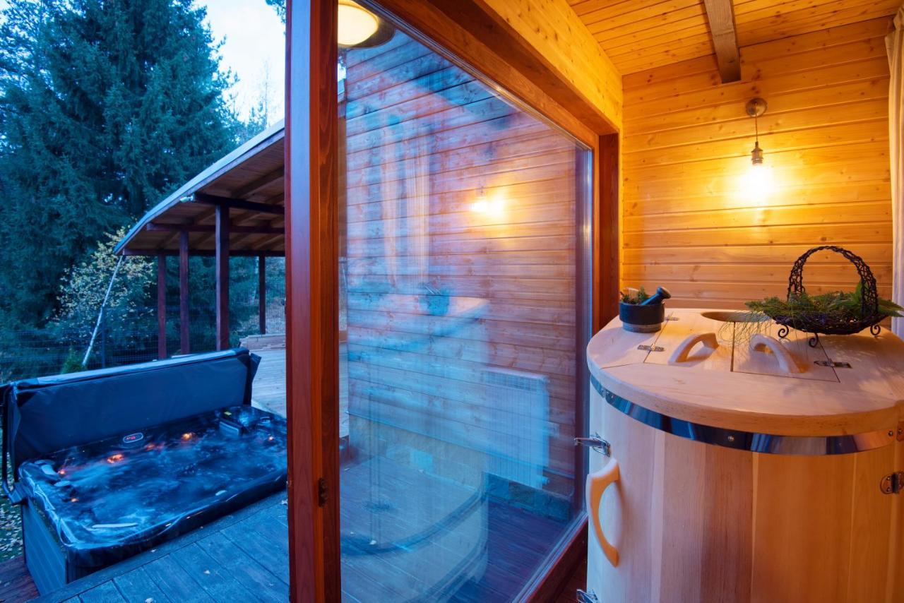 Pinus Villas Lodge With Private Jacuzzi & Phyto-Sauna Retreat Zheleznitsa Экстерьер фото
